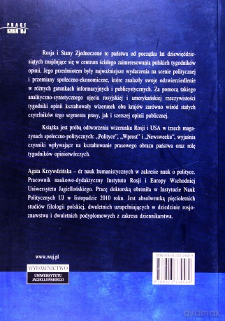 Wizerunek Rosji i Stanów Zjednoczonych w polskich tygodnikach opinii po 1991 roku - Agata Krzywdzińska [KSIĄŻKA]