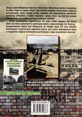 Wojenne tajemnice Warszawy i Mazowsza. Przewodnik inny niż wszystkie. Tom 2 + CD - Jacek Olecki [KSIĄŻKA]