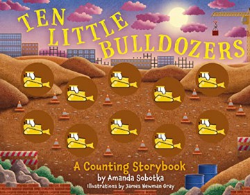 Ten Little Bulldozers Hb - Sobotka Amanda [KSIĄŻKA]
