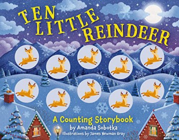 Ten Little Reindeer Brd - Sobotka Amanda [KSIĄŻKA]