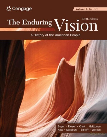 The Enduring Vision Volume I To 1877 - Boyer Clark Halttune [KSIĄŻKA]
