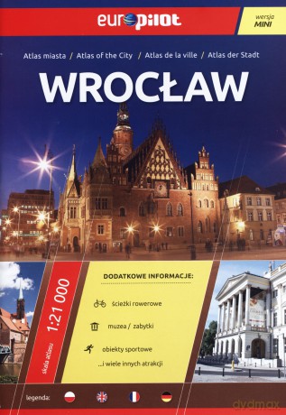 Wrocław. Atlas miasta w skali 1:21 000. Europilot wersja mini [KSIĄŻKA]