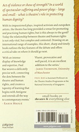 Theatre Human Rights - Paul D Rae [KSIĄŻKA]