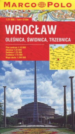 Wrocław. Plan miasta w skali 1:21 000 [KSIĄŻKA]