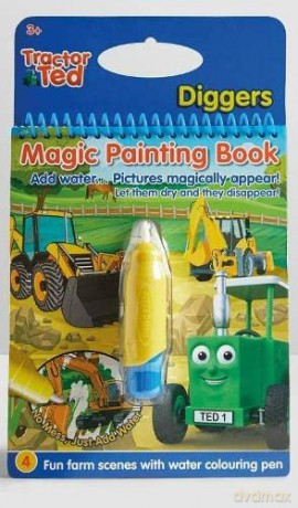 Tractor Ted Magic Painting Book Diggers - Alexandra Heard [KSIĄŻKA]