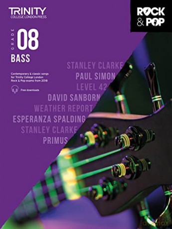Trinity Rock Pop 2018 Bass Grade 8 - Trinity College Lond [KSIĄŻKA]