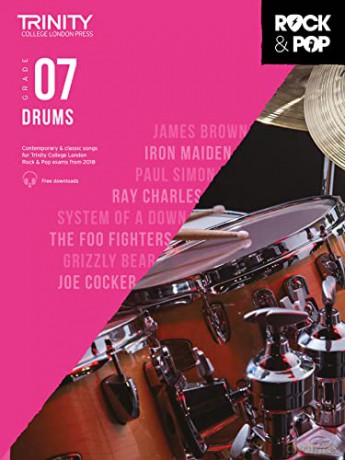 Trinity Rock Pop 2018 Drums Grade 7 - Trinity College Lond [KSIĄŻKA]