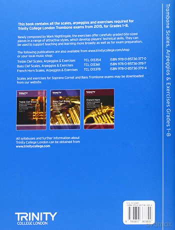 Trombone Scales Exercises Grades 18 From - Trinity College Lond [KSIĄŻKA]