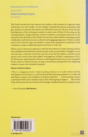 Understanding Analysis - Abbott Stephen [KSIĄŻKA]