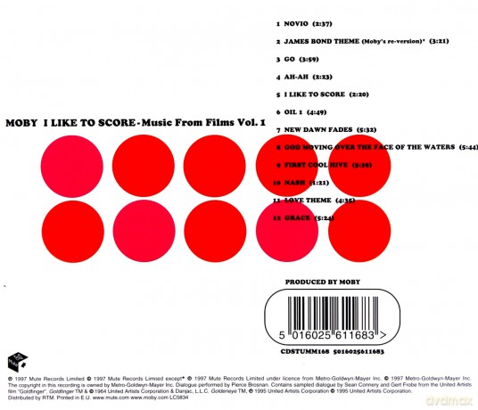 Moby: I Like To Score [CD]