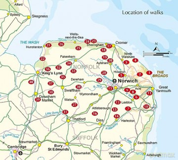 Walking In Norfolk - Laurence Mitchell [KSIĄŻKA]