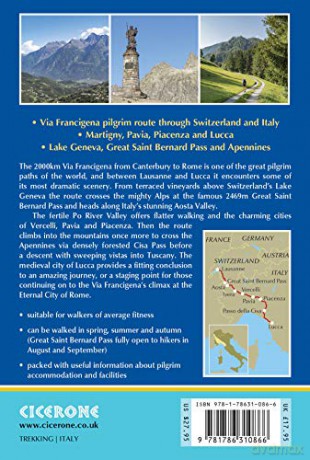Walking The Via Francigena Pilgrim Route - Sandy Brown [KSIĄŻKA]