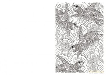 Wellbeing Colouring Book Energize - Michael O Mara Books [KSIĄŻKA]