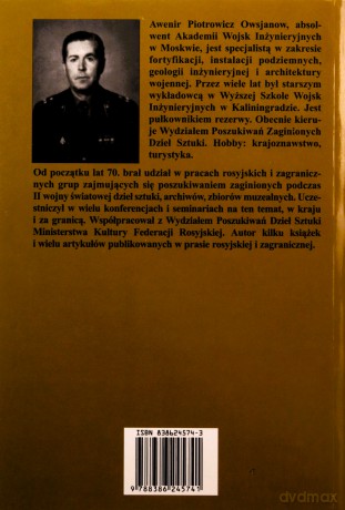 Zagrabione, ukryte, zniszczone skarby Rosji. Kulisy poszukiwań - Awenir P. Owsjanow [KSIĄŻKA]