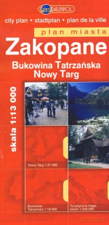 Zakopane. Plan miasta 1:13 000 [KSIĄŻKA]