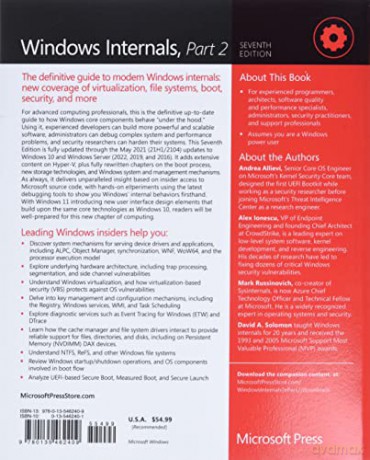 Windows Internals Part 2 - Andrea Allievi [KSIĄŻKA]