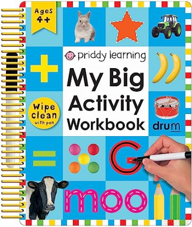 Wipe Clean My Big Activity Work Book - Roger Priddy [KSIĄŻKA]