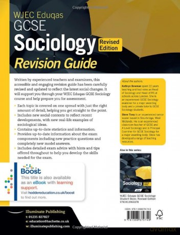 Wjec Eduqas Gcse Sociology Revision Gui - Kathryn Bowman Steve [KSIĄŻKA]