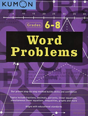 Word Problems Grades 68 - Kumon [KSIĄŻKA]