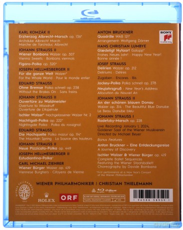 Christian Thielemann & Wiener: Neujahrskonzert 2024 / New Year's Concert 2024 [Blu-Ray]