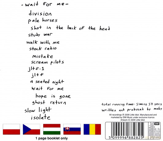 Moby: Wait For Me (Ee Version) [CD]
