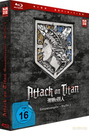 Attack on Titan Season 1 (Atak Tytanów) [4xBlu-Ray]