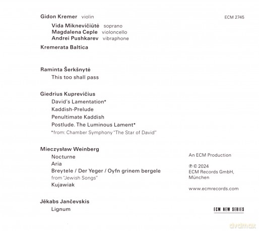 Gidon Kremer: Songs Of Fate [CD]
