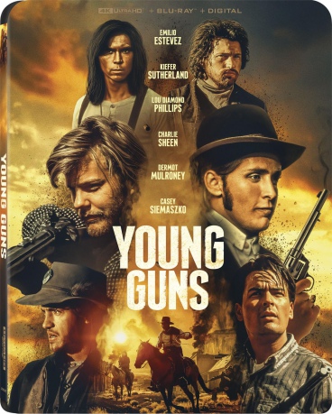 Young Guns (Młode strzelby) (steelbook) [Blu-Ray 4K]+[Blu-Ray]