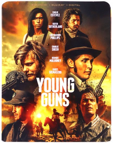 Young Guns (Młode strzelby) (steelbook) [Blu-Ray 4K]+[Blu-Ray]