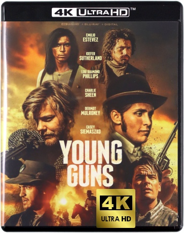 Young Guns (Młode strzelby) (steelbook) [Blu-Ray 4K]+[Blu-Ray]