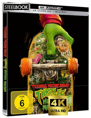 Teenage Mutant Ninja Turtles: Mutant Mayhem (Wojownicze Żółwie Ninja: Zmutowany chaos) (steelbook) [Blu-Ray 4K]+[Blu-Ray]