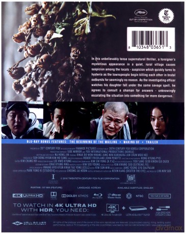 The Wailing (Lament) [Blu-Ray 4K]+[Blu-Ray]