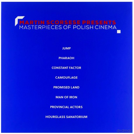 Martin Scorsese Presents: Masterpieces of Polish Cinema, Volume 1: Constans / Barwy ochronne / Sanatorium pod klepsydrą / Człowiek z żelaza / Ziemia obiecana / Faraon / Salto / Aktorzy prowincjonalni [BOX] [8xBlu-Ray]