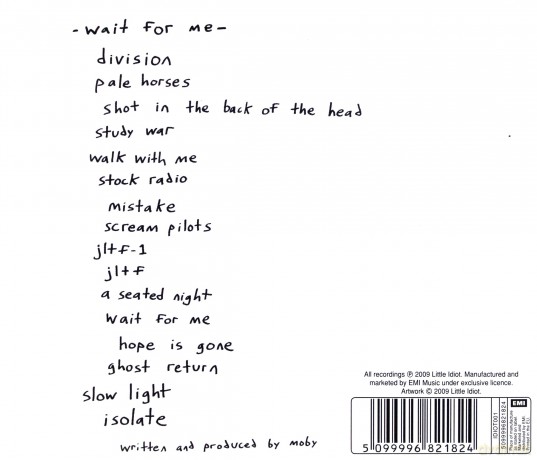 Moby: Wait For Me [CD]