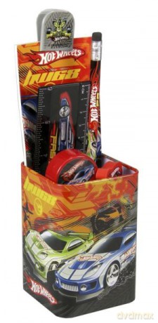Zestawów przyborów szkolnych w puszce Hot Wheels [KSIĄŻKA]