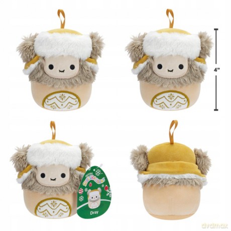 Squishmallows Christmas Ornaments Pluszak maskotka zawieszka Dray 10 cm