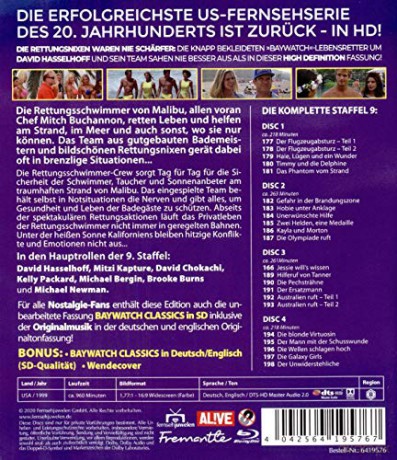Baywatch Season 9 (Słoneczny patrol) [4xBlu-Ray]