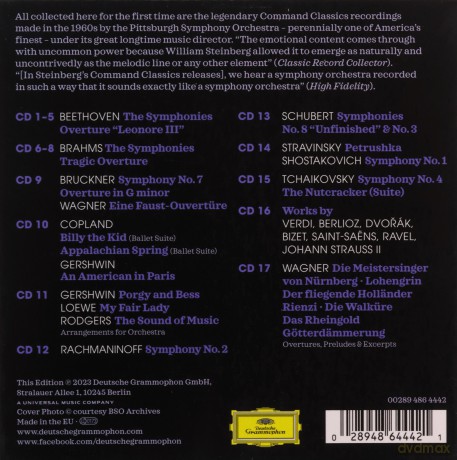William Steinberg: Complete Recordings On Command Classics [17CD]