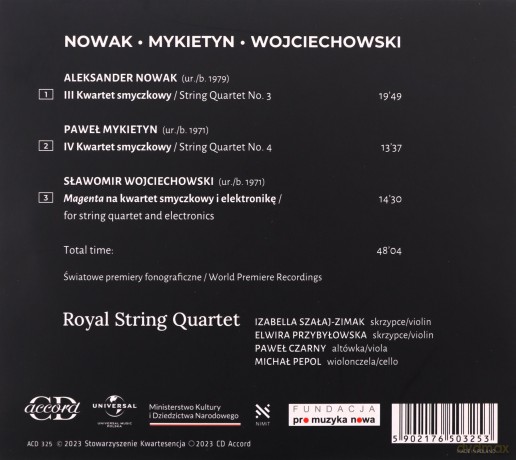 Royal String Quartet: Royal String Quartet [CD]