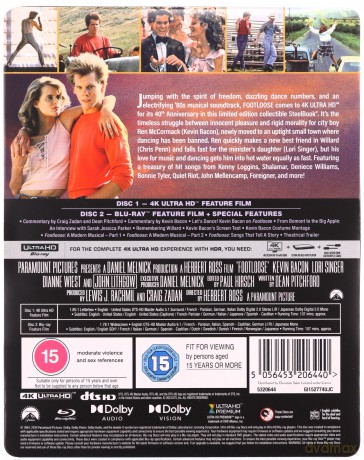 Footloose (steelbook) [Blu-Ray 4K]+[Blu-Ray]