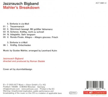 Jazzrausch Bigband: Mahler's Breakdown [CD]