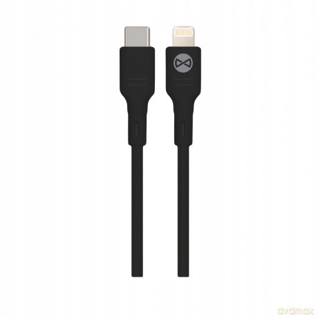 Forever ładowarka samochodowa PD QC CC-06 1x USB-C 1x USB 20W czarna + kabel USB-C - Lightning 27W