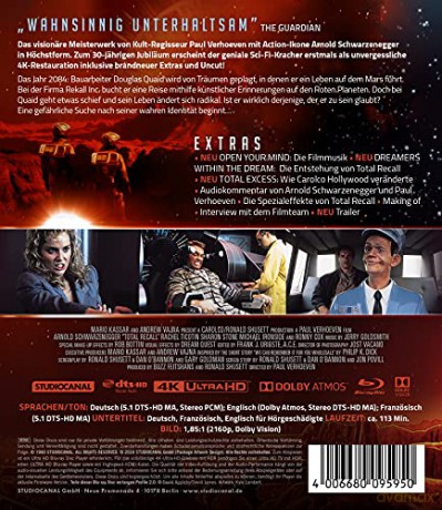 Total Recall (Pamięć absolutna) [Blu-Ray 4K]+[Blu-Ray]