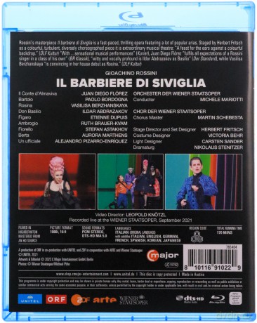 Gioacchino Rossini (1792-1868): Der Barbier von Sevilla [Blu-Ray]