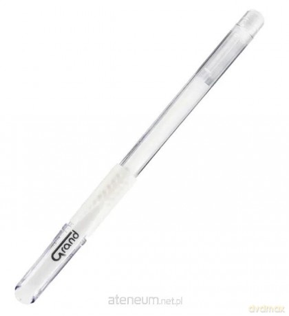 Długopis żelowy GR-101 0.5mm biały