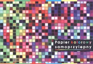Zeszyt papierów kolorowych samoprzylepnych B4 8 kartek Mix wzorów [KSIĄŻKA]