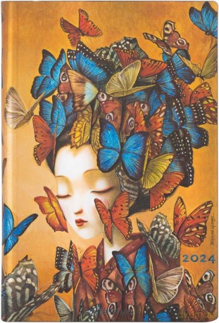 Kalendarz tygodniowy mini 2024 Madame Butterfly [KALENDARZ]