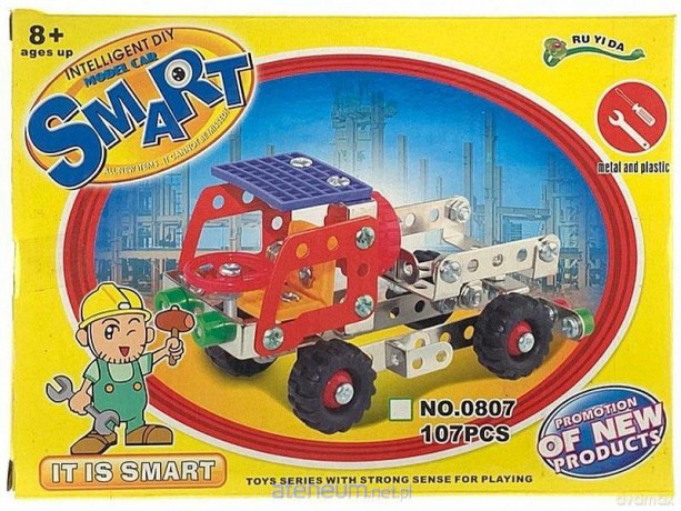 Klocki metalowe Konstruktor 107el [KLOCKI]