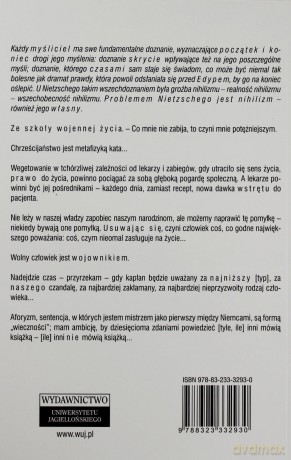 Zmierzch bożyszcz, czyli jak filozofuje się młotem - Friedrich Nietzsche [KSIĄŻKA]