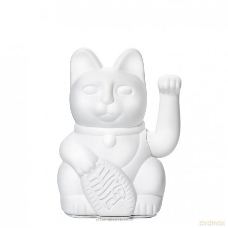 Kot szczęścia biały 15cm [FIGURKA]